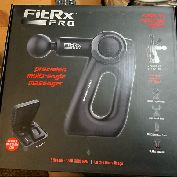 Tzumi Fit Rx Pro : Mussel massager with box and hard case multi angle massager - Picture 1 of 4